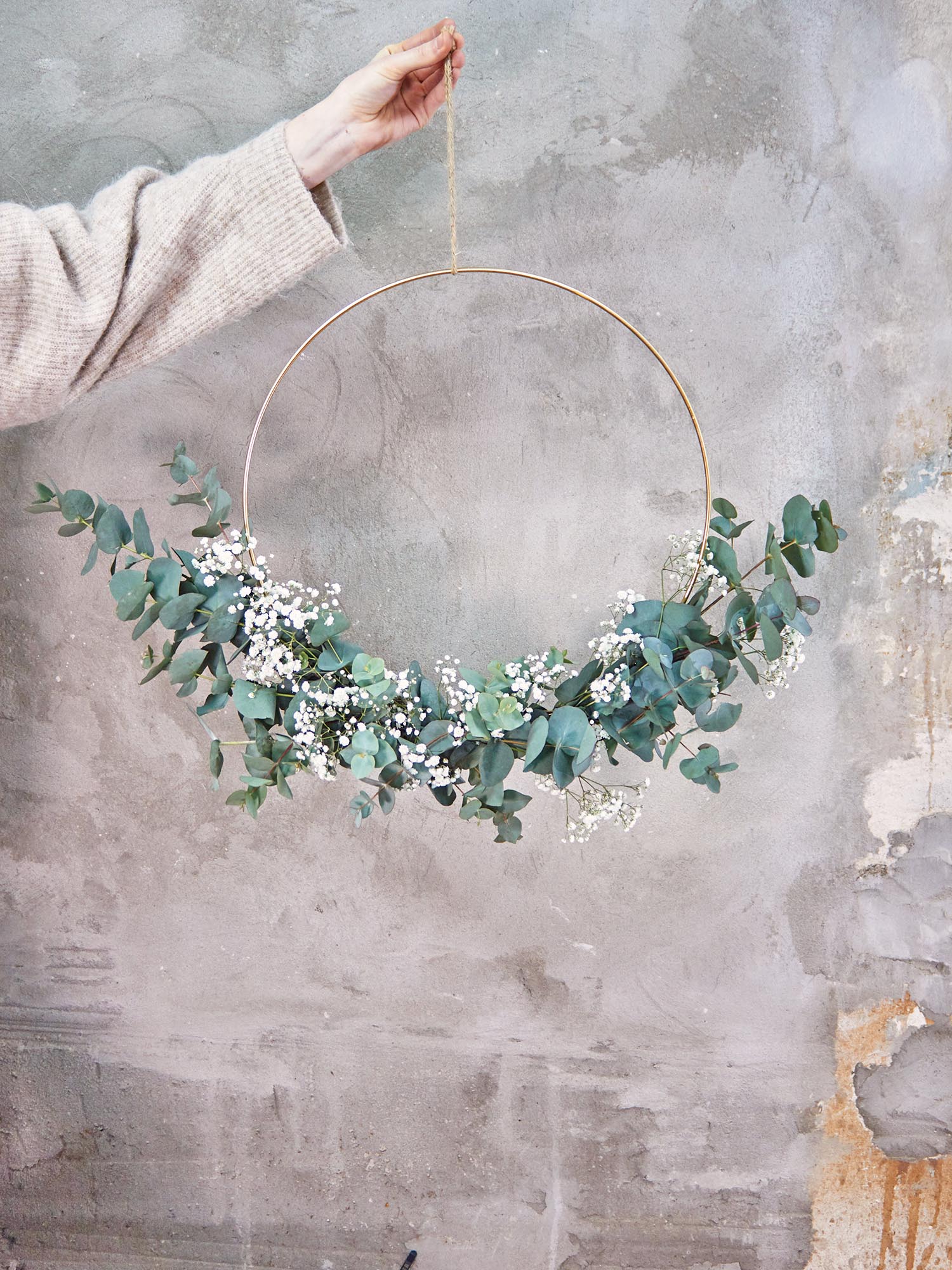 blumigo-diy-sets-nordic-light-scandi-ring-40-cm-fine-gold image 1