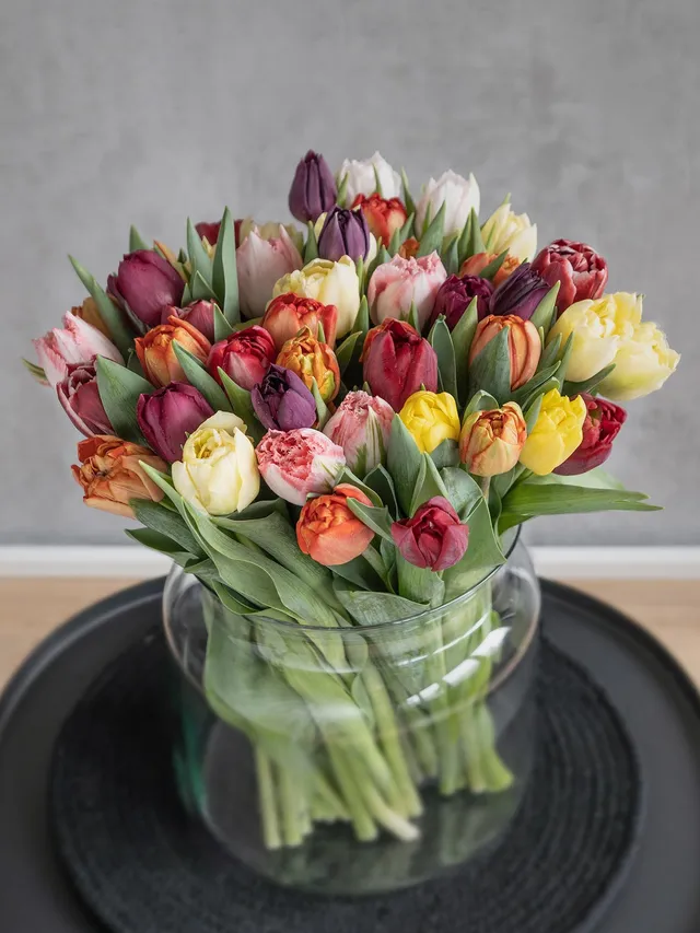 blumigo-berraschungsmixe-50-tulpen-schnittblumen-bunt-gemischt image 1