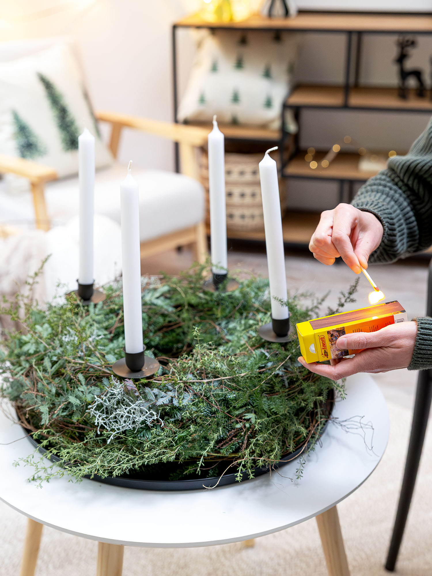 blumigo-diy-adventskranz-mimosa-melody-40-cm-set-mit-kerzen image 3