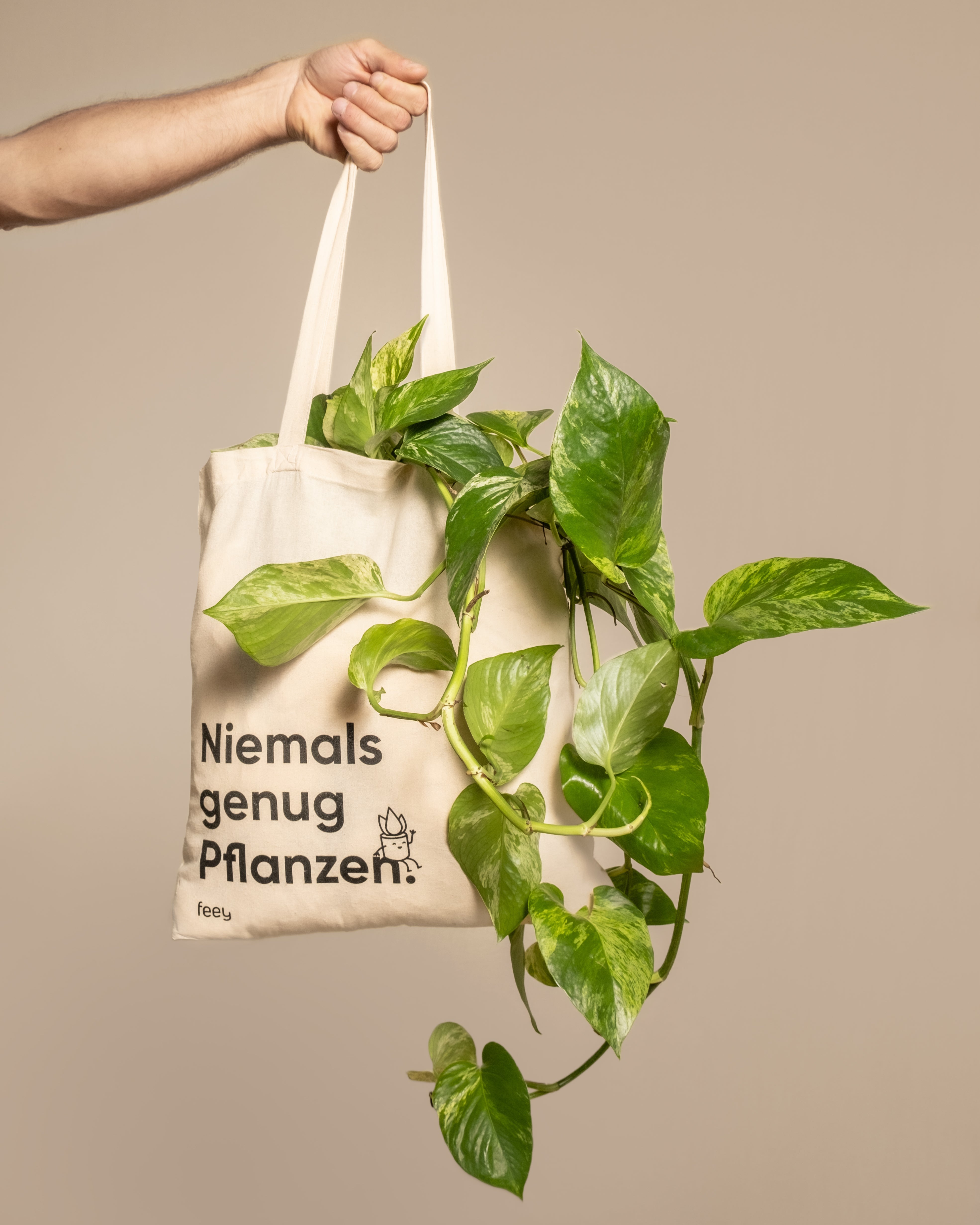 feey-lumi-pflanzen-einkaufstasche-stofftasche-baumwolle image 1
