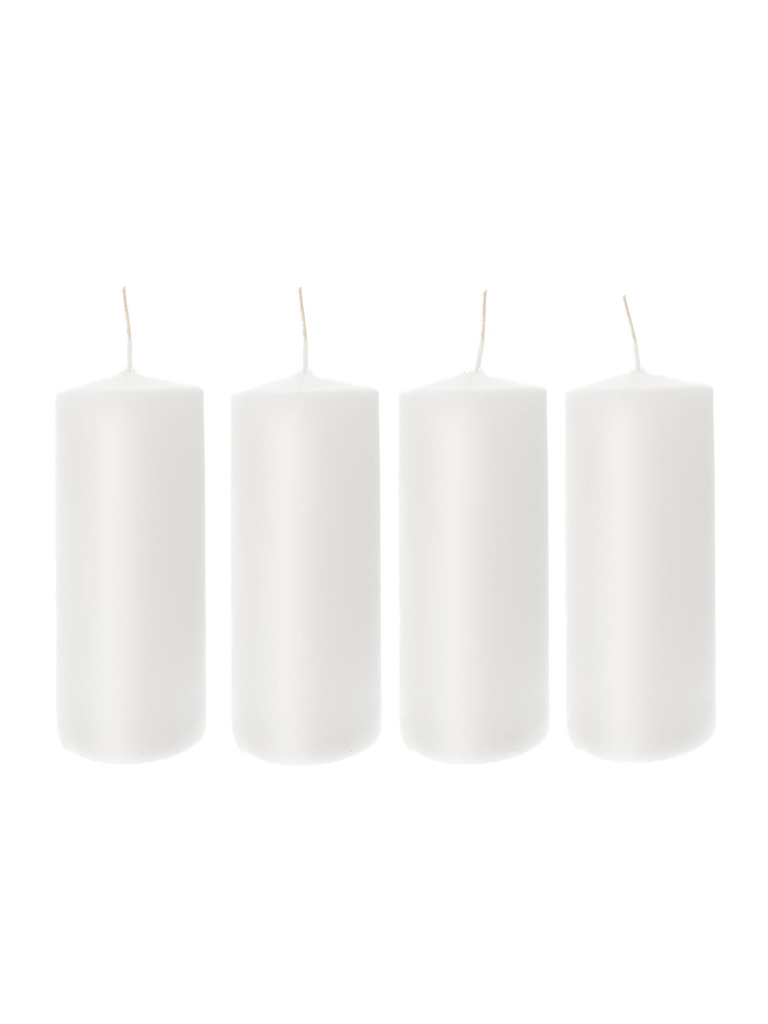 blumigo-clara-stumpenkerzen-wei-4er-set-deko image 4