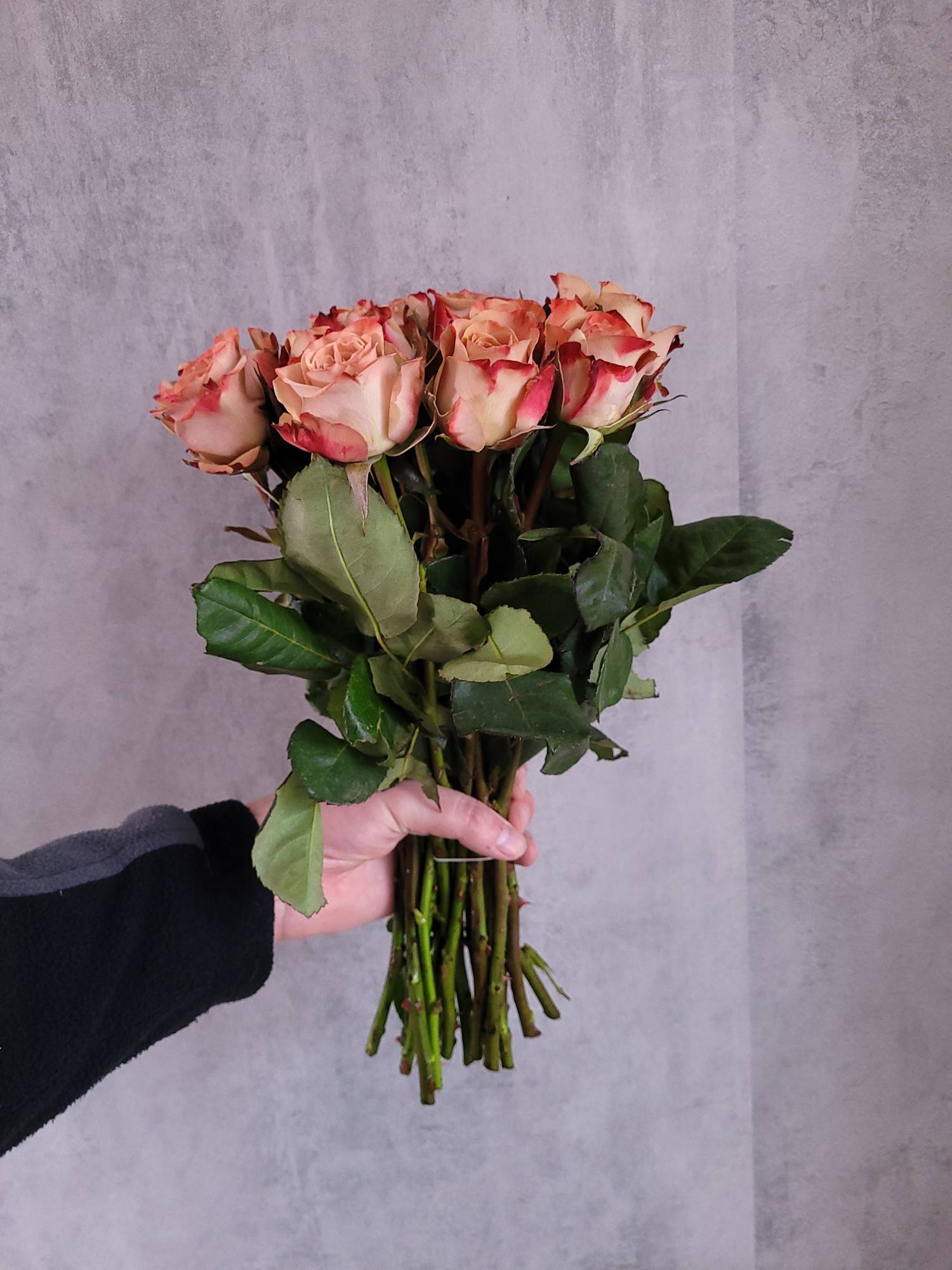 blumigo-rosen-cappuccino-schnittrose-creme-braun image 2