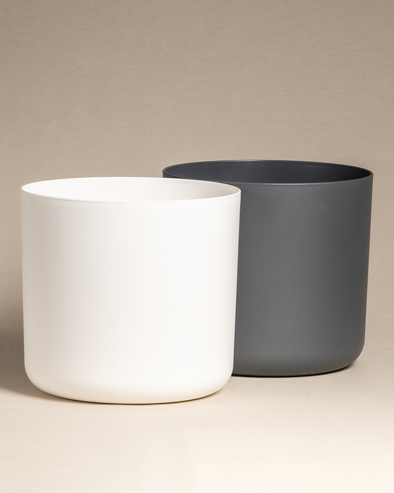 feey-lumi-blumentopf-kunststoff-wei-30-cm image 1