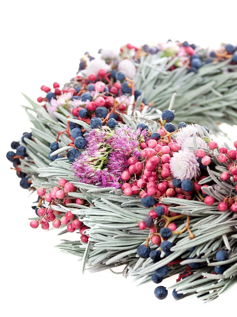 blumigo-herbstdeko-zierfruchtkranz-blau-rot-30-cm-t-rkranz image 1