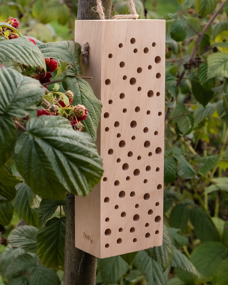 feey-lumi-insektenhotel-erbienbi-bienenhotel-kiefernholz image 1