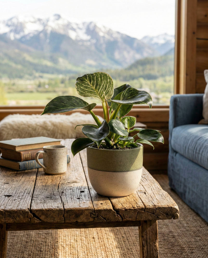 feey-variado-philodendron-birkin-zimmerpflanze-ohne-bertopf image 2