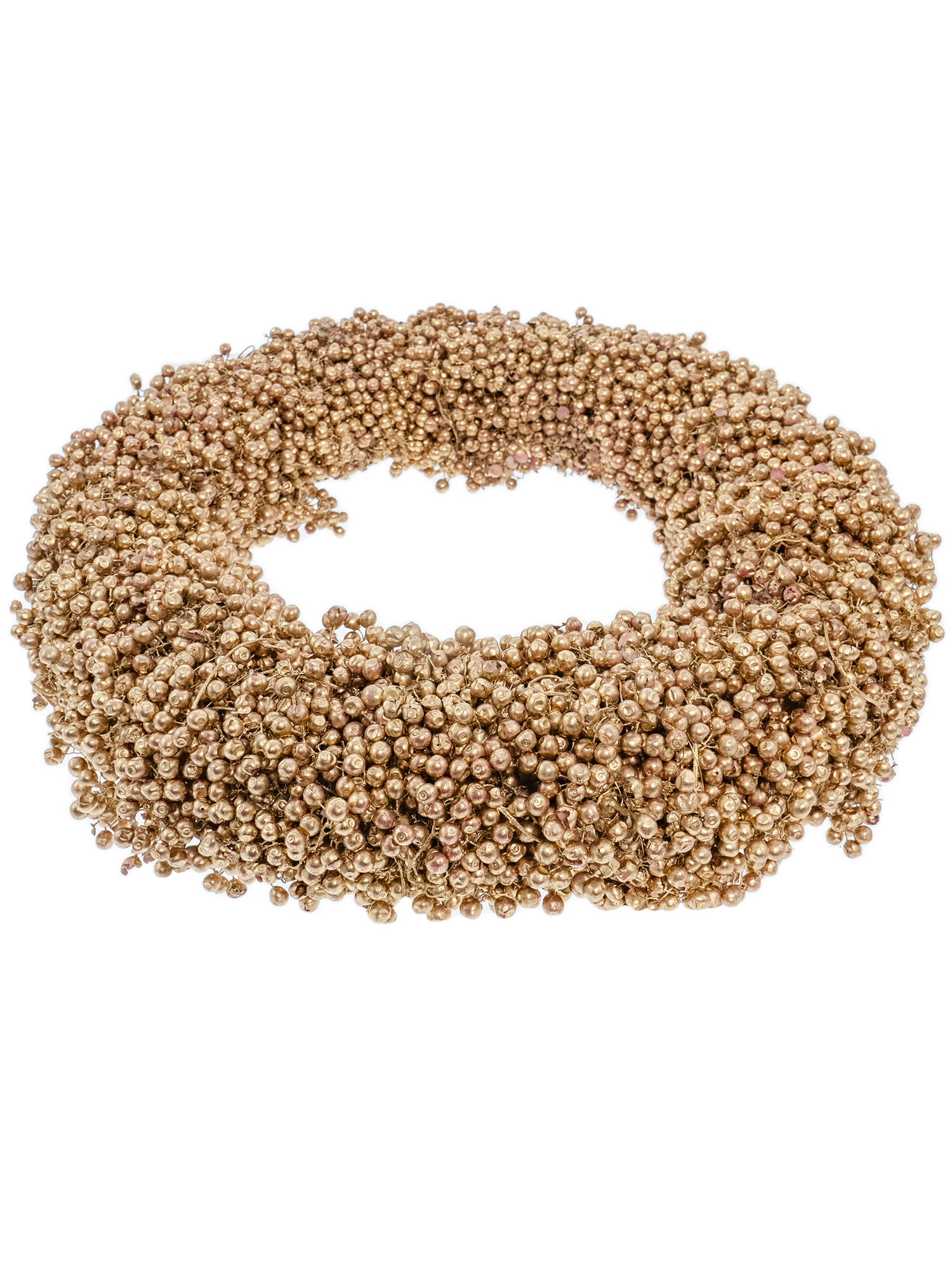 blumigo-trockenblumen-pfefferbeerenkranz-antik-gold-30cm image 5
