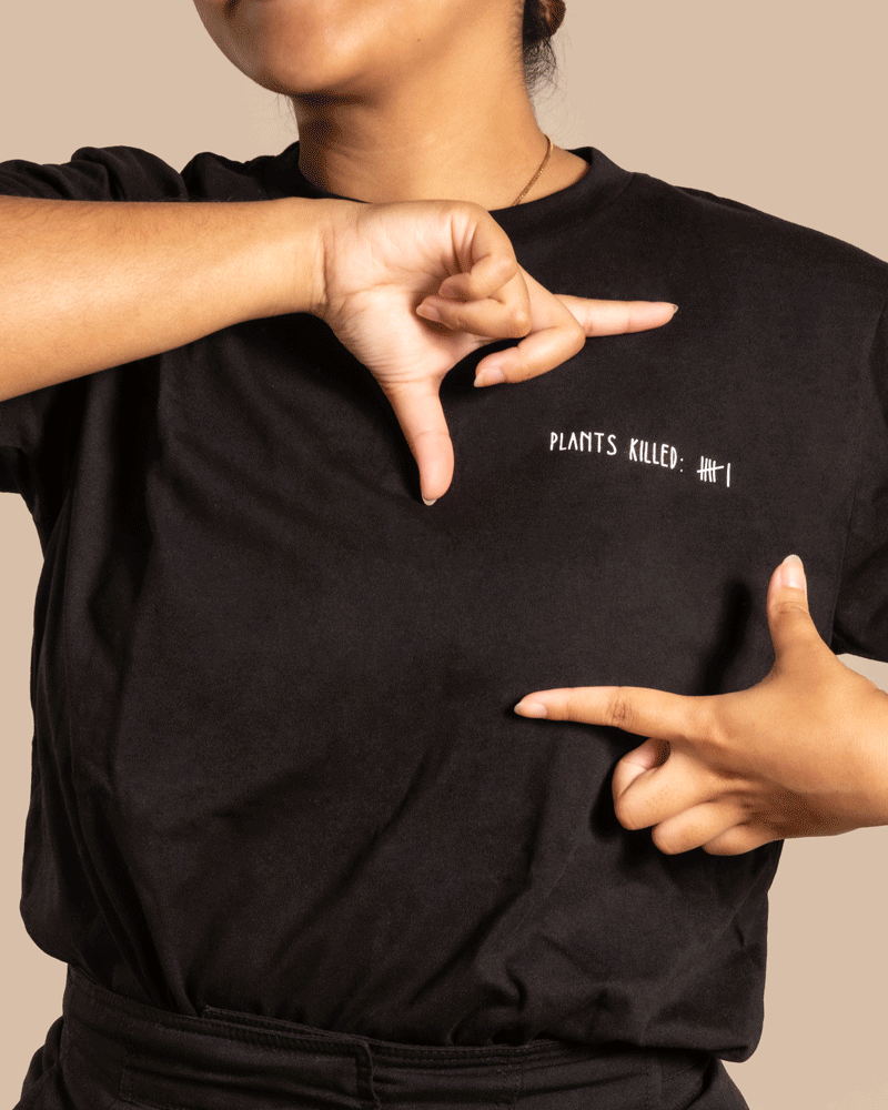feey-lumi-plant-shirts-t-shirt-just-one-more-schwarz-m image 2