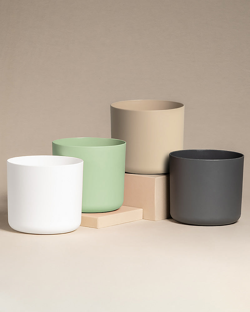feey-lumi-blumentopf-18-cm-wei-kunststoff image 1