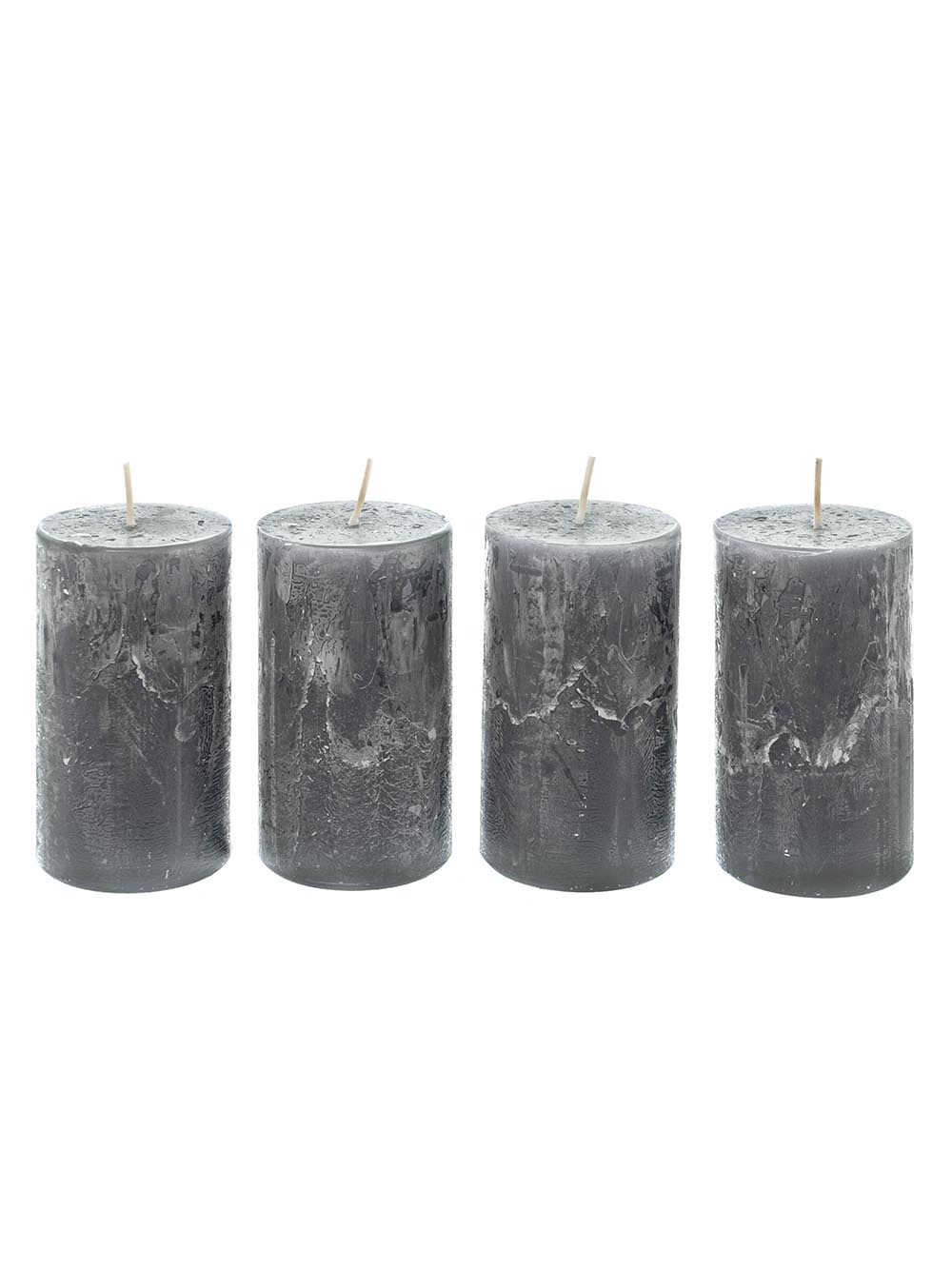blumigo-emilia-rustikkerzen-anthrazit-4er-set-110x60-mm image 2