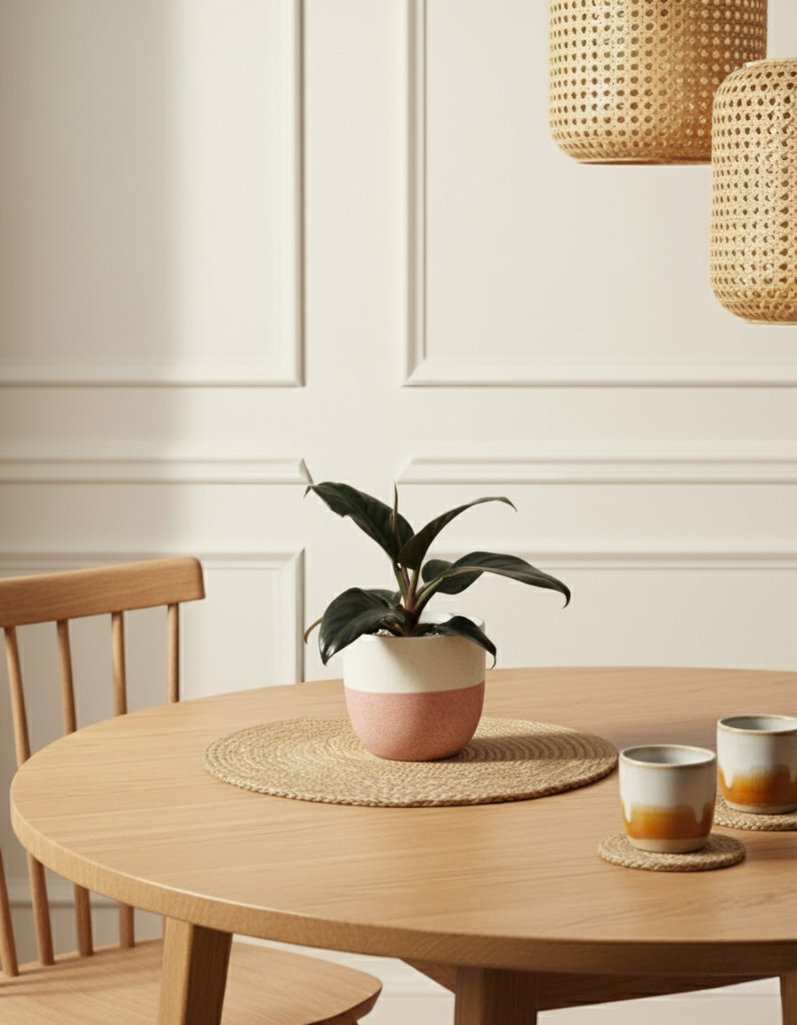 feey-variado-philodendron-imperial-red-zimmerpflanze-ohne-topf image 4