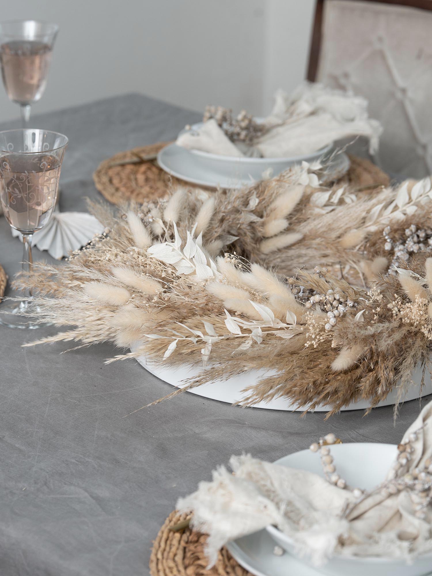 blumigo-diy-sets-boho-glamour-trockenkranz-diy-set-40-cm-creme image 2