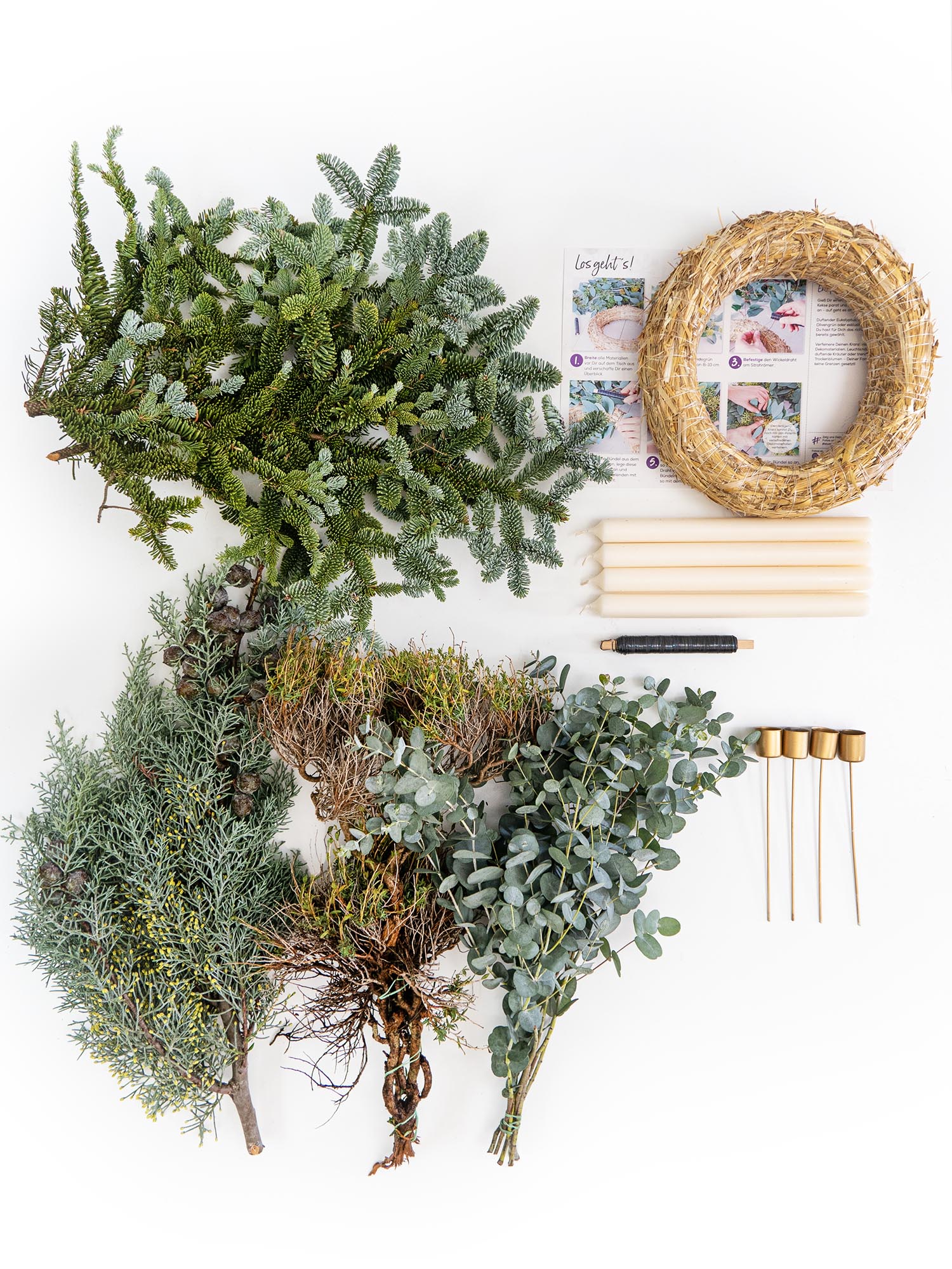 blumigo-diy-sets-adventskranz-carenslittleworld-30-cm-bastelset-mit-kerzen image 5