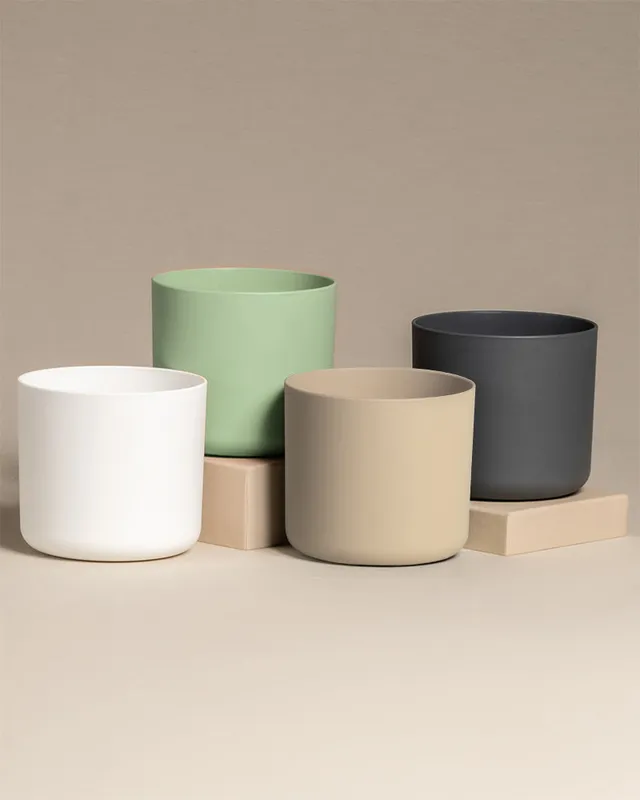 feey-lumi-blumentopf-14-cm-kunststoff-wei image 1