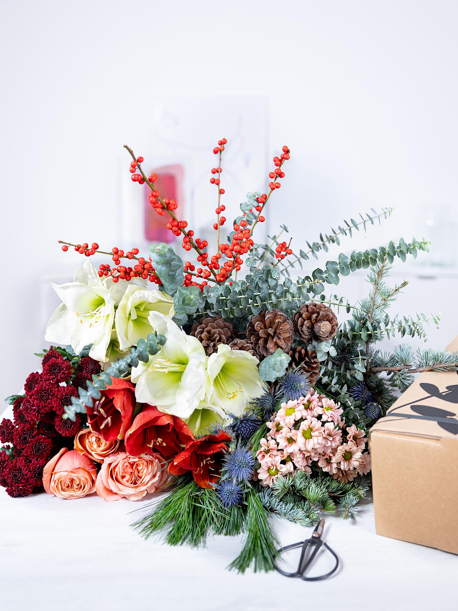 blumigo-berraschungsmixe-christmas-box-blumenbox-mit-amaryllis image 2