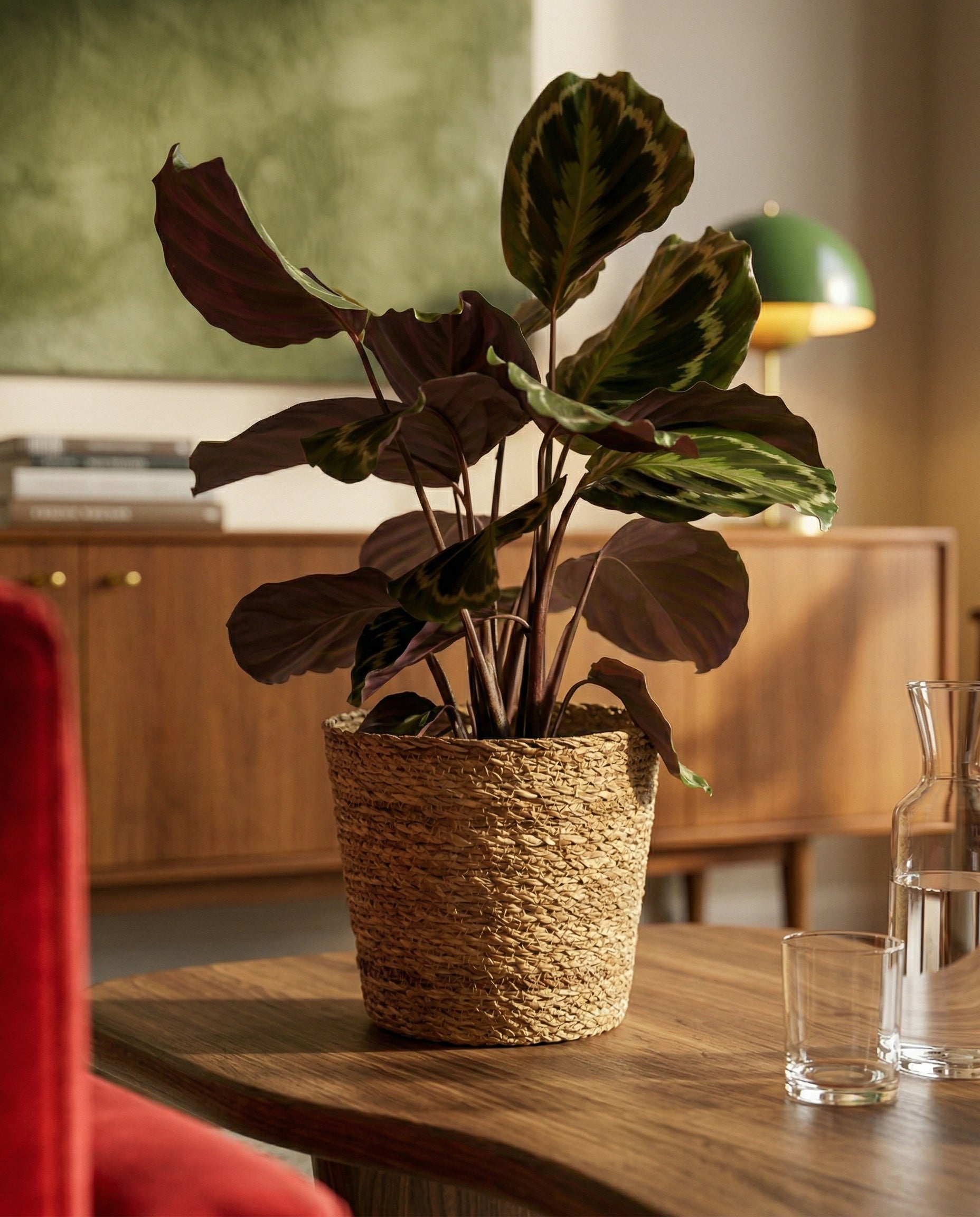 feey-kesat-pflanzkorb-seegras-25-cm-natur-geflochten image 2