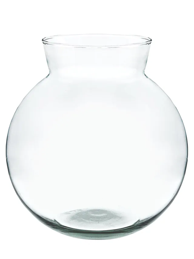 blumigo-kugelvase-iris-glasvase-transparent image 1