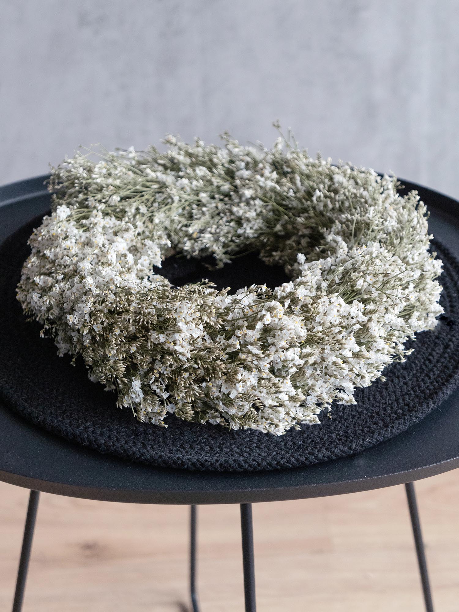 blumigo-zierkranz-strandflieder-trockenkranz-wei-getrocknet image 4