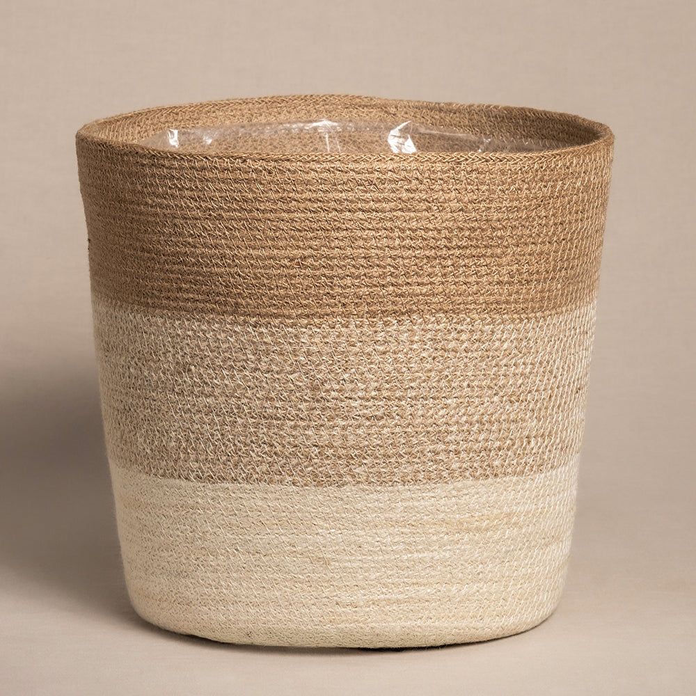 feey-lapis-pflanzenkorb-jute-30-cm-naturbelassen image 3