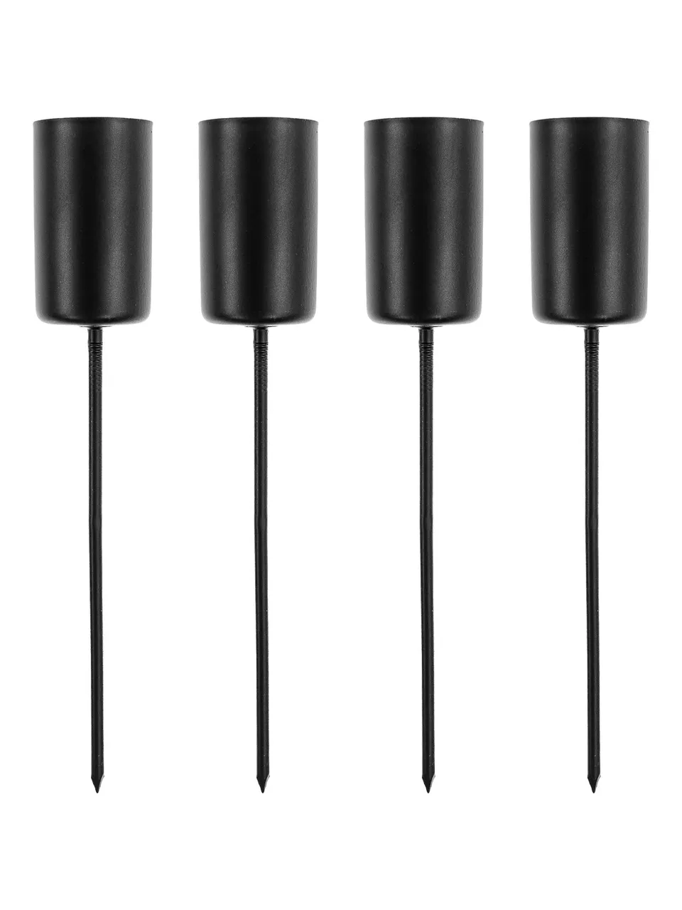 blumigo-kerzen-trondheim-kerzenhalter-stabkerzen-4er-schwarz image 1