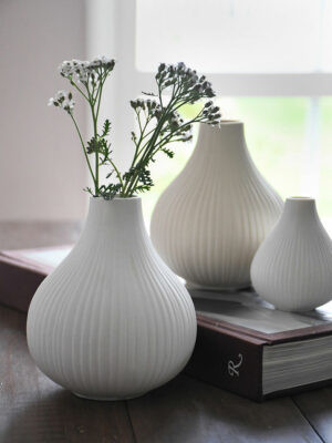 blumigo-eken-s-keramikvase-wei-12-x-14-cm-blumenvase image 2