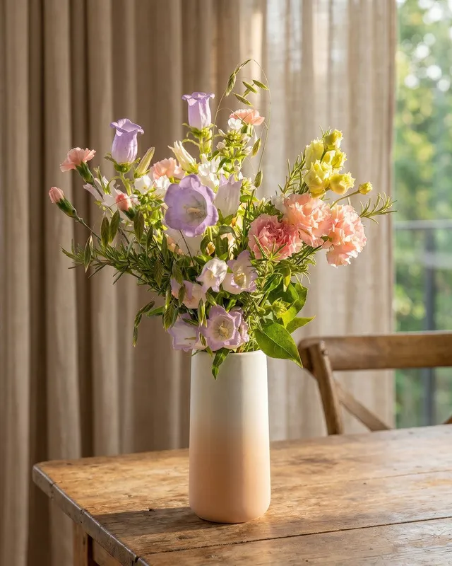 feey-rilio-sommersorbet-blumenstrau-classic-violett-pfirsich image 1