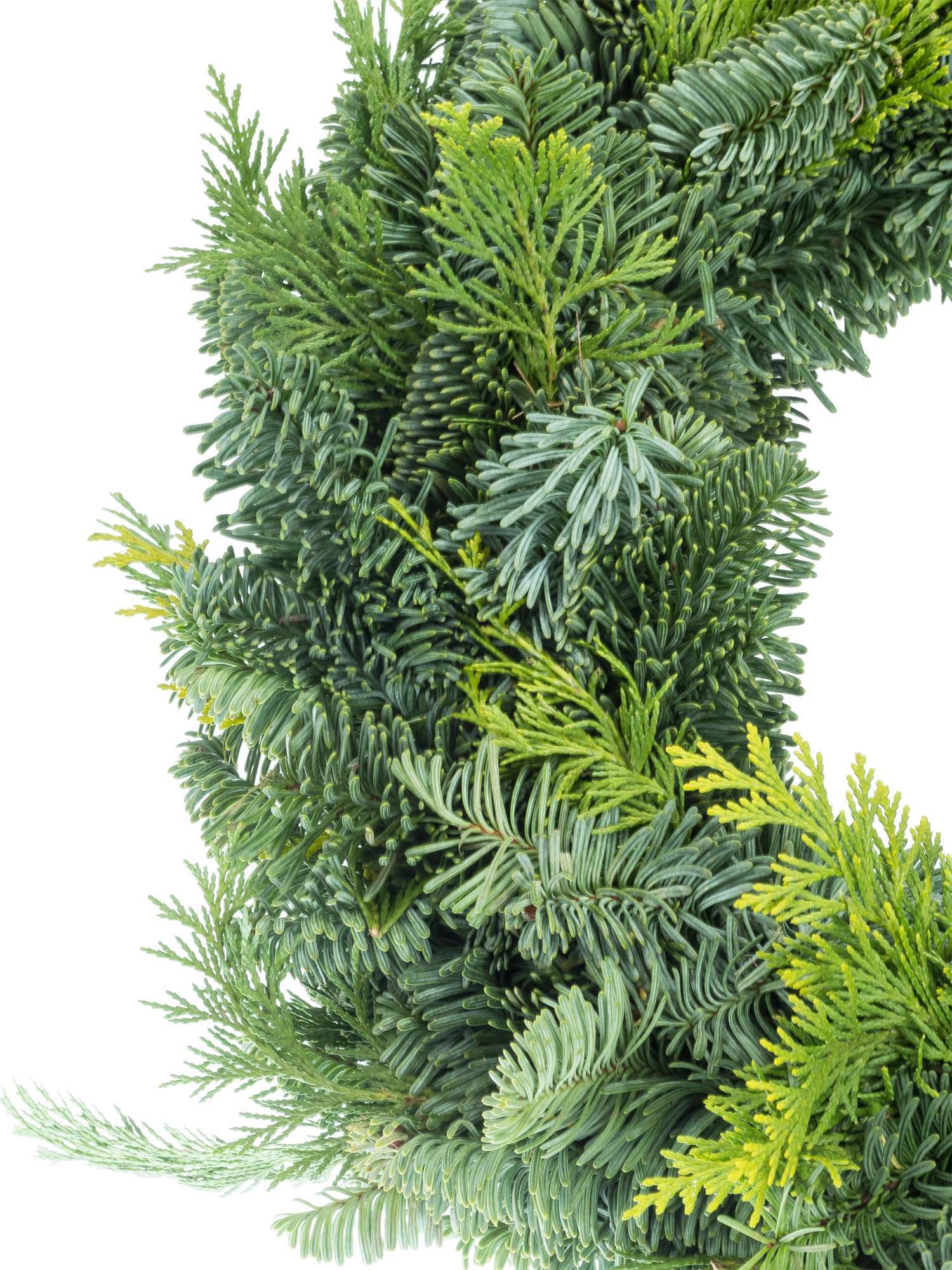 blumigo-tannenkranz-gemischtes-gr-n-beidseitig-40-cm-kranz image 3
