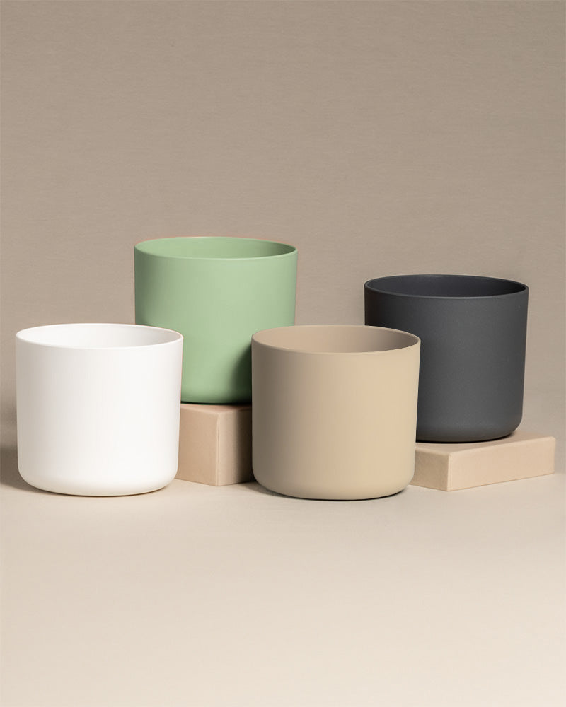 feey-lumi-blumentopf-14-cm-kunststoff-wei image 1