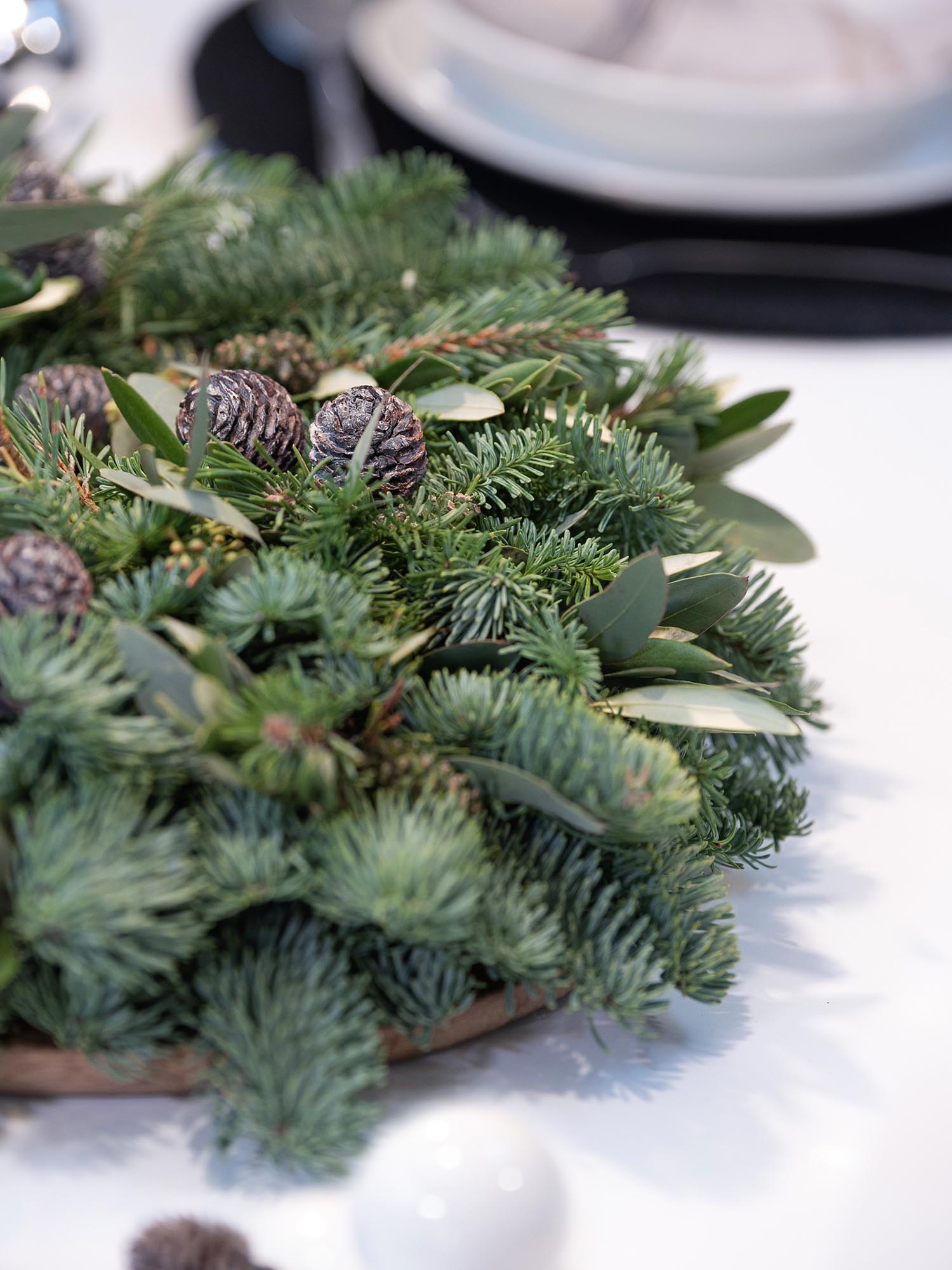 blumigo-diy-sets-modern-green-adventskranz-30-cm-mit-kerzen image 4