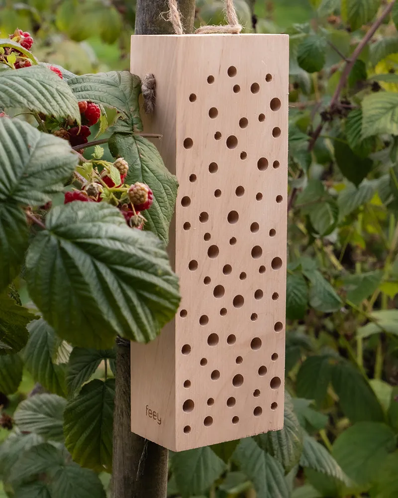 feey-lumi-insektenhotel-erbienbi-bienenhotel-kiefernholz image 1