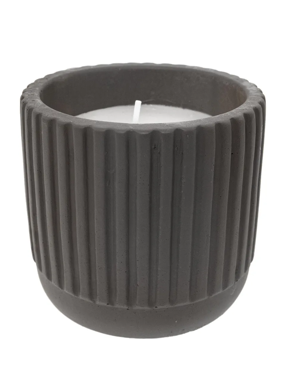 blumigo-felissa-dekokerze-schwarz-9x8-5-cm-stumpenkerze image 1