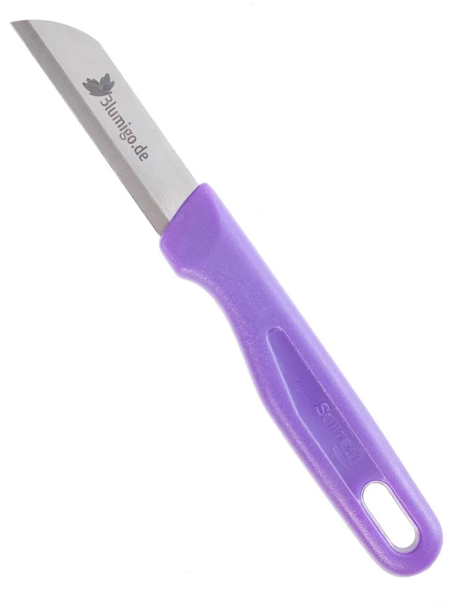 blumigo-blumenpflege-blumenmesser-violett-scharf image 1