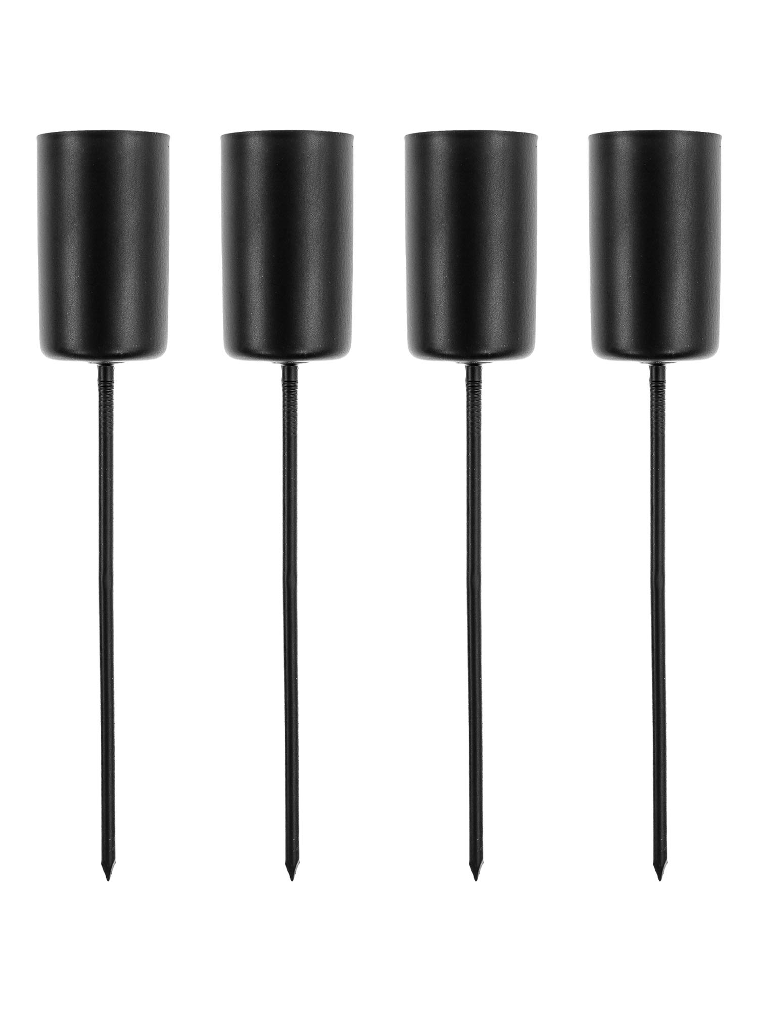 blumigo-kerzen-trondheim-kerzenhalter-stabkerzen-4er-schwarz image 1